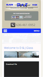 Mobile Screenshot of dandjglass.com